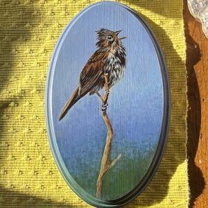 Hand Painted Song Sparrow